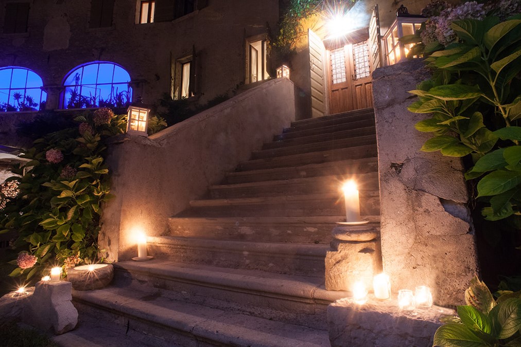 Old villa Belluno - staircase