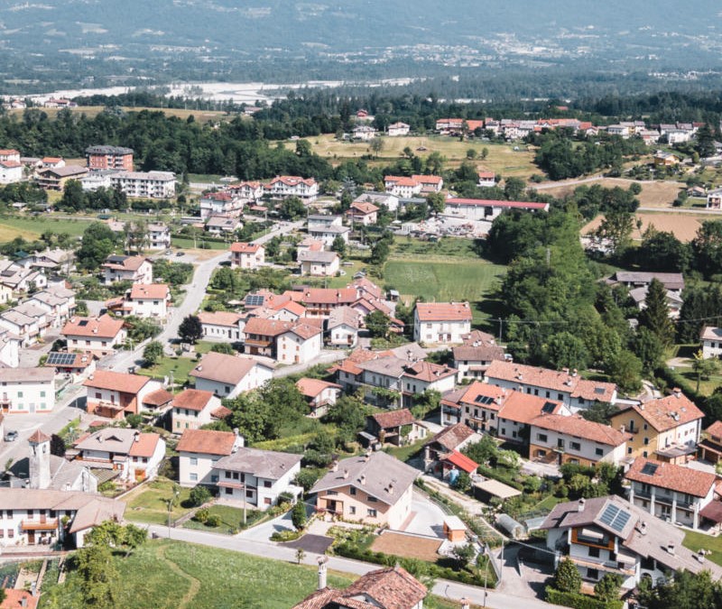 Dolomites view - historical villa